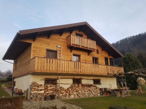 Rénovation d'un chalet en bois